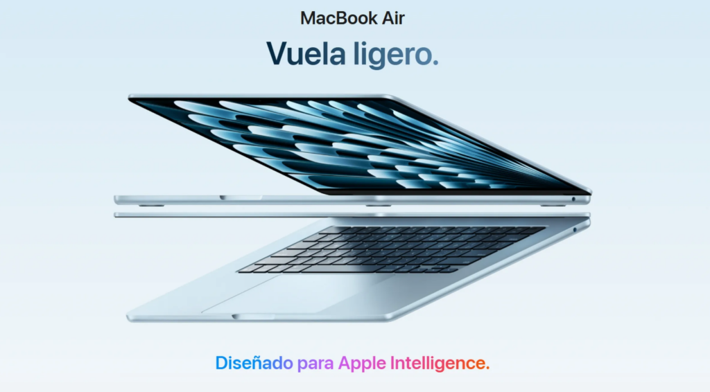 Apple lanza nuevos iPad Air y MacBook Air con inteligencia artificial